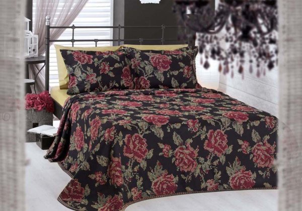 Bacara Rosse Çift Kişilik Yatak Örtüsü